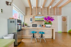 Köök või kööginurk majutusasutuses Green Beauty Homestay