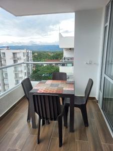 Nespecifikovaný výhled na hory nebo výhled na hory při pohledu z apartmánu
