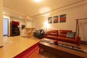 Posezení v ubytování Luxury Modern Japanese style house