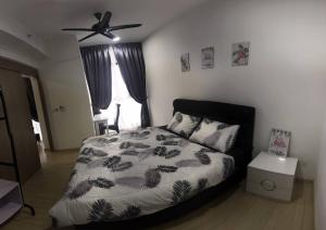 Voodi või voodid majutusasutuse Homey Suite at Klang Valley MRT Linked, 舒适之家衔接MRT toas