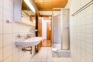 Koupelna v ubytování Gasthaus Hecht