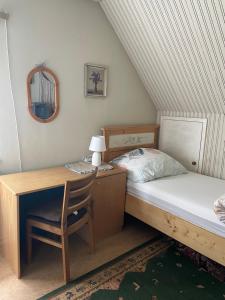 Postel nebo postele na pokoji v ubytování Privatzimmer