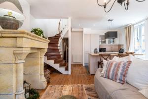 Una cocina o cocineta en A la Fleur de Ly