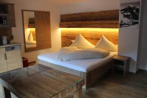 Letto o letti in una camera di Pension Michael