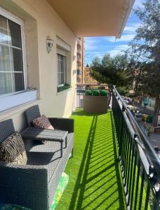 Balkón nebo terasa v ubytování Appartement Fuengirola centre