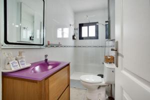 Łazienka w obiekcie Apartamento acogedor en la laguna