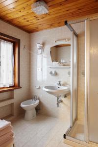 Koupelna v ubytování Albergo Venezia
