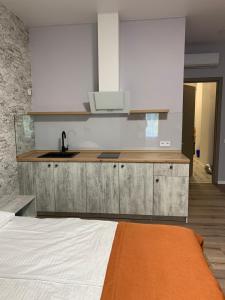 Postel nebo postele na pokoji v ubytování Fishel