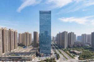 长沙长沙市政府金融中心亚朵酒店的城市中心高楼