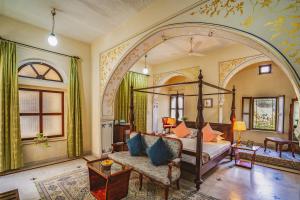 Posezení v ubytování Diggi Palace - A City Center Hidden Heritage Gem