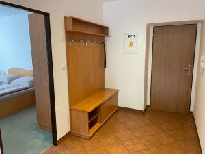Postel nebo postele na pokoji v ubytování Ubytování Jívka 86
