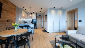 A kitchen or kitchenette at Bukowa 21, Sun & Snow