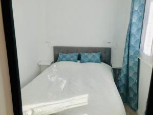 Ένα ή περισσότερα κρεβάτια σε δωμάτιο στο Appart au calme