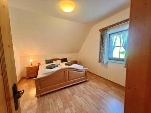 Postel nebo postele na pokoji v ubytování Ferienwohnung Hochtal