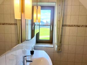 Koupelna v ubytování Ferienwohnung Hochtal