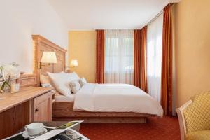 Postel nebo postele na pokoji v ubytování Hotel Restaurant Waldhaus