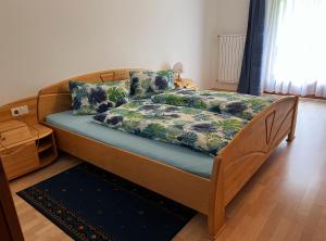 Postel nebo postele na pokoji v ubytování Haus Strieder