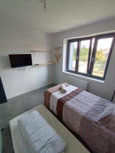 Postel nebo postele na pokoji v ubytování La colloc rue des bulles