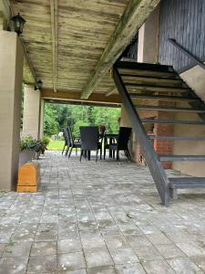 Balkón nebo terasa v ubytování Atpūtas Vieta Raudiņi