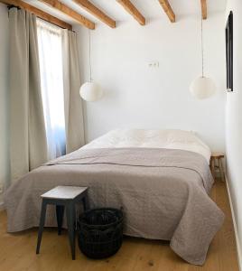 Postel nebo postele na pokoji v ubytování Vakantiehuis Zand7