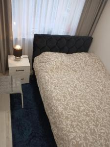 Postel nebo postele na pokoji v ubytování Apartament Euro Bytom