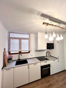 Η κουζίνα ή μικρή κουζίνα στο Villa María