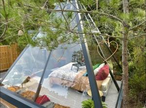 Zahrada ubytování Magnifique Pyramide en Verre