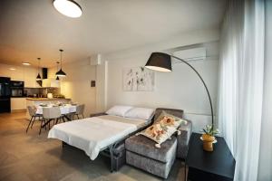 Postel nebo postele na pokoji v ubytování Apartman Oleandar