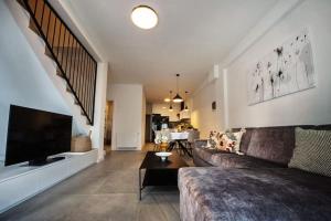 TV a/nebo společenská místnost v ubytování Apartman Oleandar