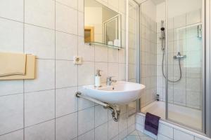 Koupelna v ubytování Gästezimmer - Meißen