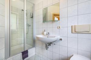 Koupelna v ubytování Gästezimmer - Meißen