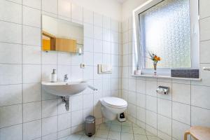 Koupelna v ubytování Gästezimmer - Meißen