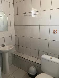 Koupelna v ubytování Pousada e Camping Lumiar + 37 fotografií