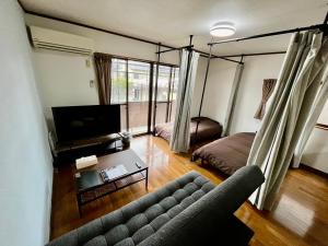 TV a/nebo společenská místnost v ubytování Apartment Hotel 下野
