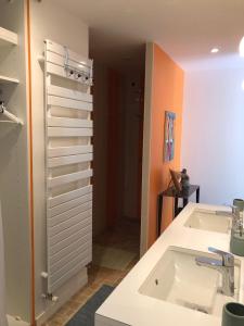 Koupelna v ubytování La maison de Nati