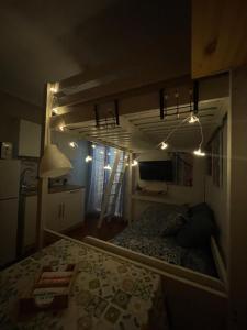 a bedroom with a bunk bed in a room at Apart Centro-Playa Terraza in Barbate +31 photos