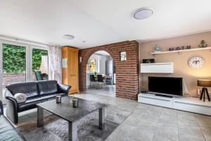 Χώρος καθιστικού στο Ferienhaus Alter Deich