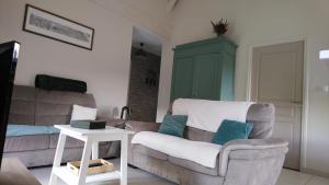 Ruang duduk di Timber House
