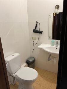 Koupelna v ubytování Hotel Lavilia