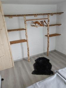 Postel nebo postele na pokoji v ubytování Kleine Jagdhütte
