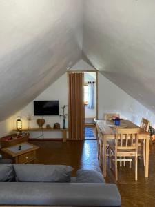 TV a/nebo společenská místnost v ubytování Apartmán U Růži