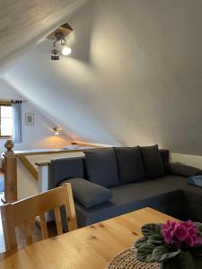 Posezení v ubytování Apartmán U Růži