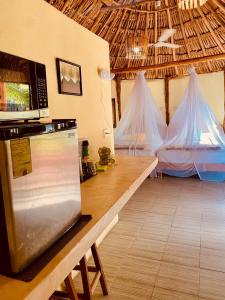 Gulta vai gultas numurā naktsmītnē Cabanas Jaalkab