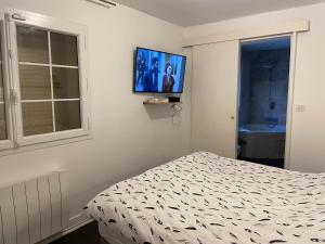 Postel nebo postele na pokoji v ubytování Cœur de la corse niolo