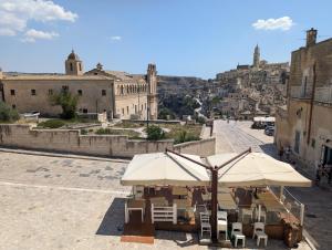 Nespecifikovaný výhled na destinaci Matera nebo výhled na město při pohledu z bed and breakfast
