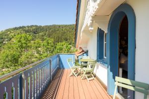 Balkón nebo terasa v ubytování Hotel Buna luna by Seehof Laax