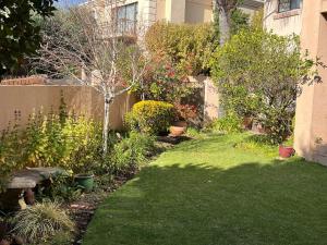 a backyard with a yard with green grass at Bult-Op1 in Bloemfontein +1 photo