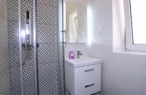 Koupelna v ubytování Apartament Sudeckie Boho + 32 fotografií