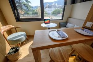 Posezení v ubytování Modular Sea view Spa Studio