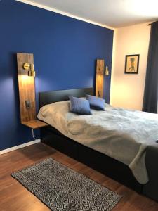 Katil atau katil-katil dalam bilik di Apartment 16 - Gemütlich und Verkehrsgünstig
